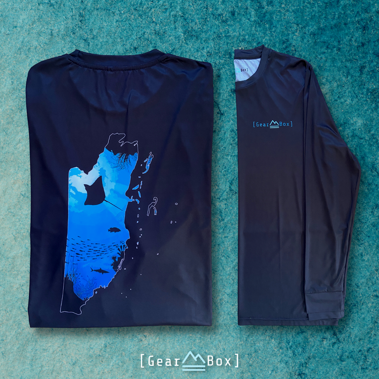 * Belize Map Rash Guard