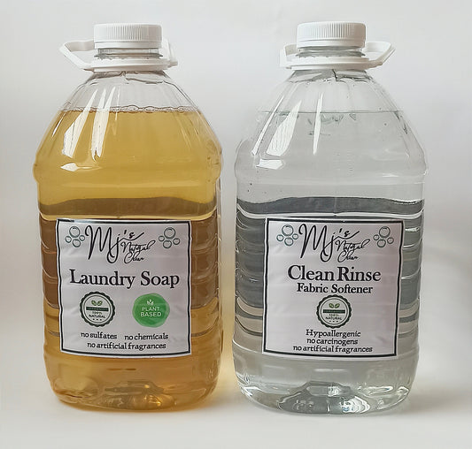 * Laundry Soap & Clean Rinse Fabric Softener