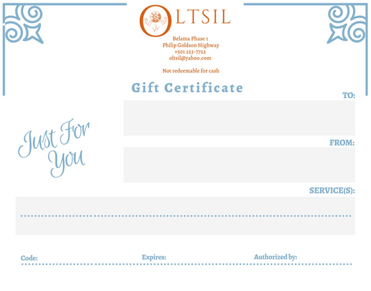 * Oltsil Day Spa Giftcard